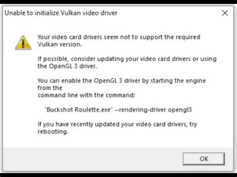 backshot roulette meaning|Known Issues \ Vulkan Error :: Buckshot Roulette General .